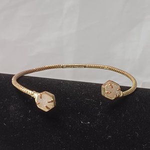 Kendra Scott Gold Color Opal Cuff Bracelet